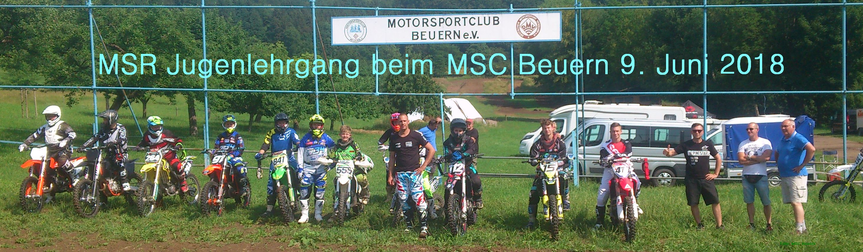 Read more about the article MSR Jugendlehrgang